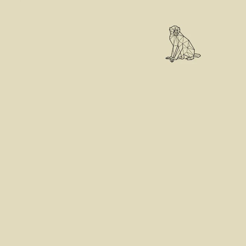 Polygon Monkey Funny Minimalism Geometry -