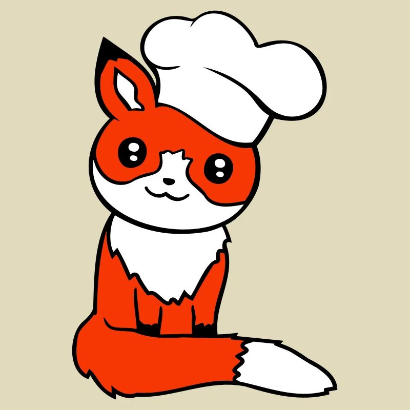 Fox Chef's Hat Chef Cooking Restaurant Kitchen