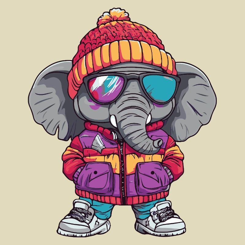 Elephant Cool Comic