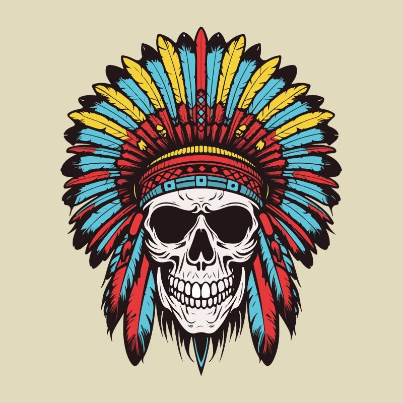 Crâne de chef indien Apache