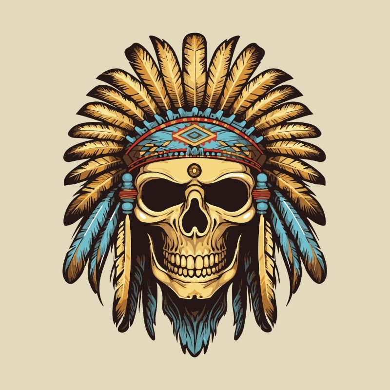 Crâne de chef indien Apache