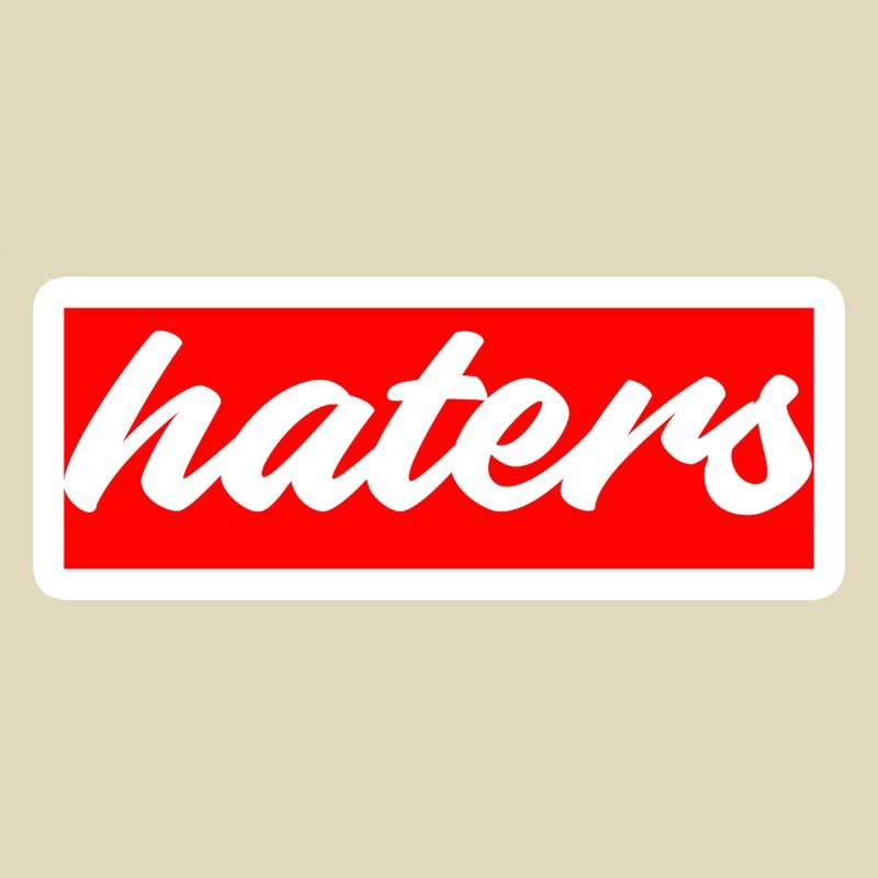 hater haters hass enemy hate enemy shirt cap on