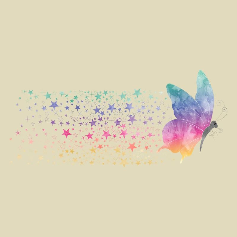 Butterfly - Rainbow Stardust