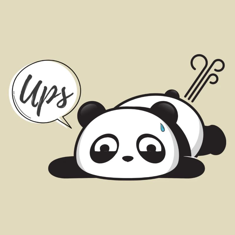 Peinlicher Panda Pups