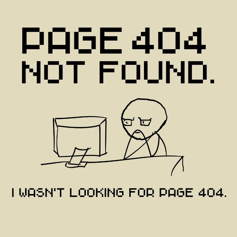 Error 404. Page not found. IT Fun