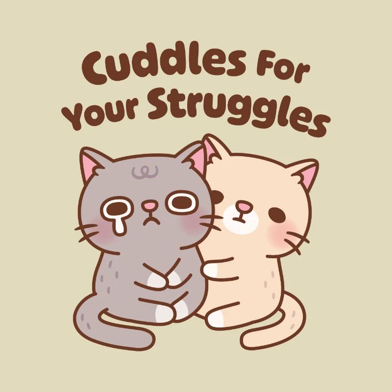 Cute Cats Cuddles For Your Struggles
