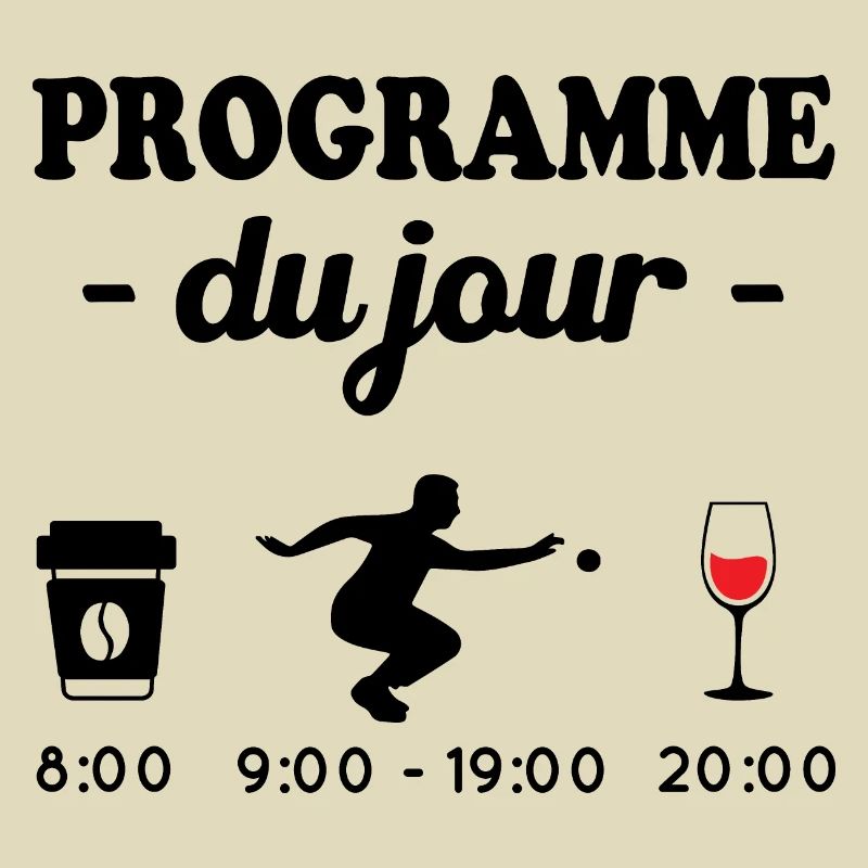 Programme du jour pétanque