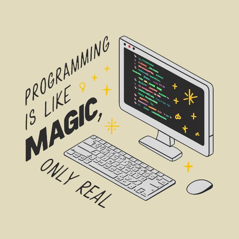 La programmation est comme de la magie, mais réelle.