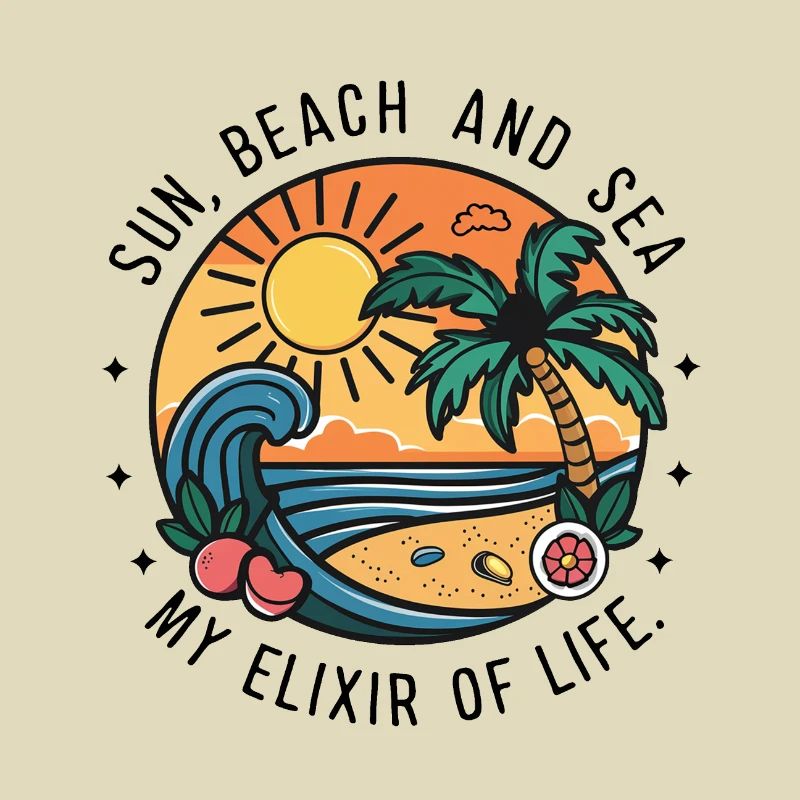Le soleil, la plage et la mer - mon élixir de vie