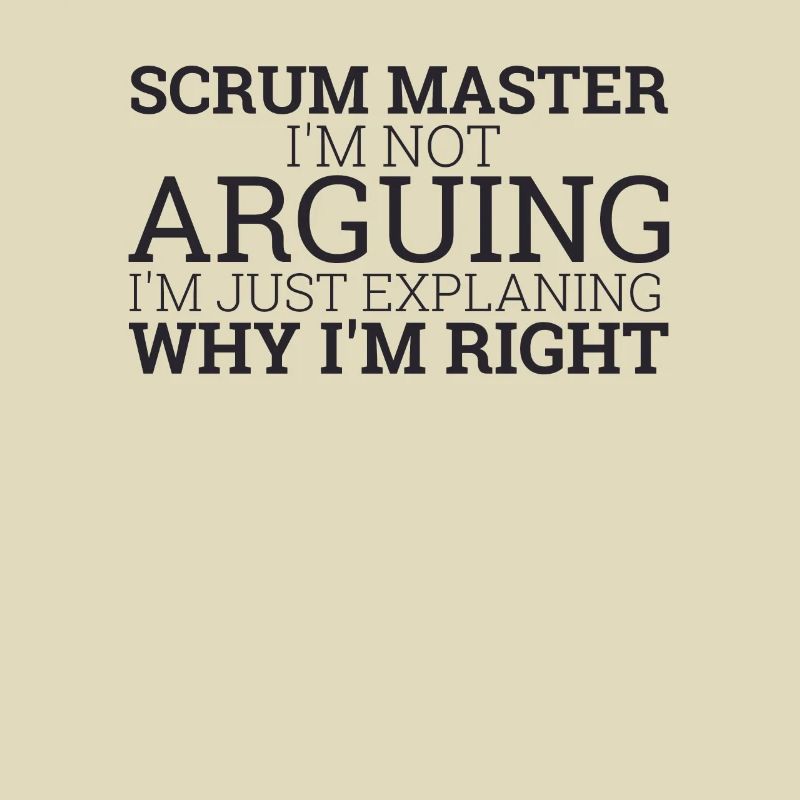 « Scrum Master Arguing | » Scrum Master" »