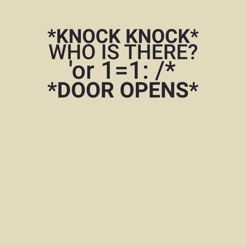 "Cybersecurity Knock | Cybersecurity"