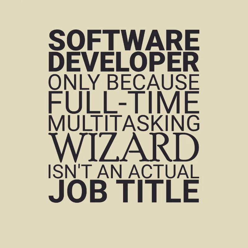 "Software Developer Wizard | Programmer"