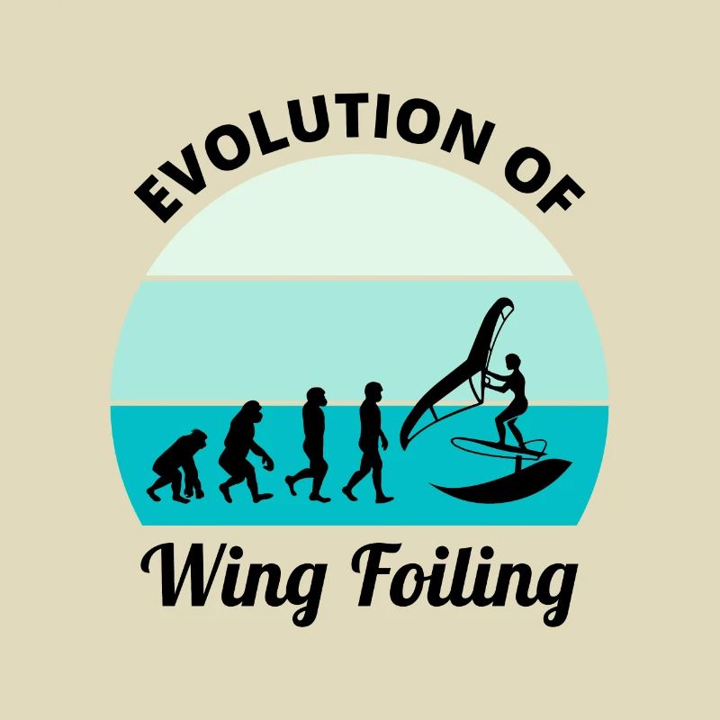 Wing Foiling Surfing Evolution Funny
