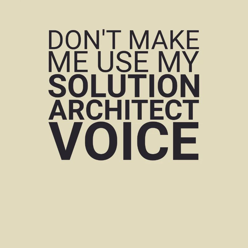 « | vocale de l’architecte de solutions Architecture de la solution »