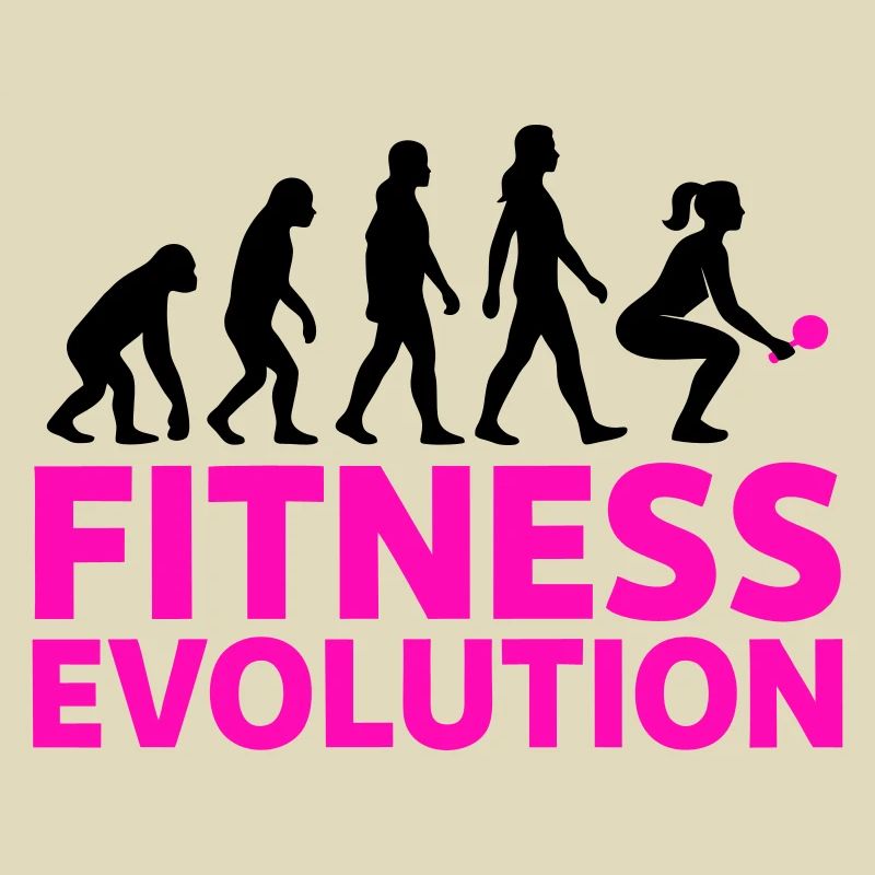 Fitness Evolution Frau Geschenk Cool