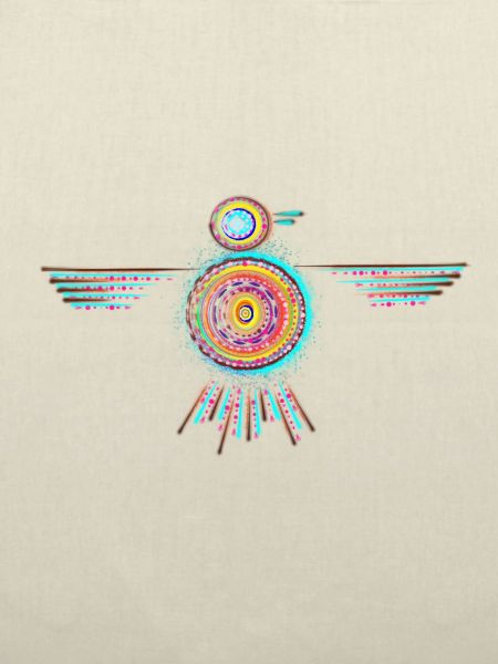 Bunter Vogel
