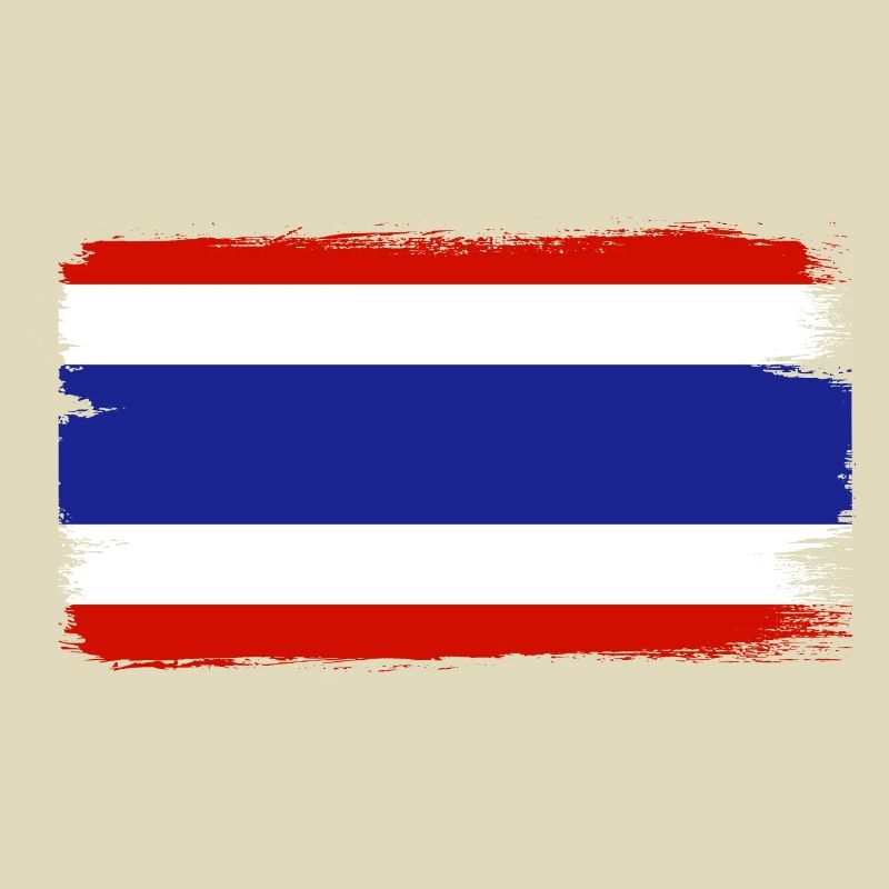 Thaïlande Drapeau Thaïlandais Drapeau utilisé Look