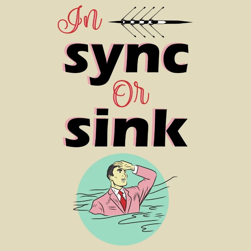 Synchronisiert oder senke