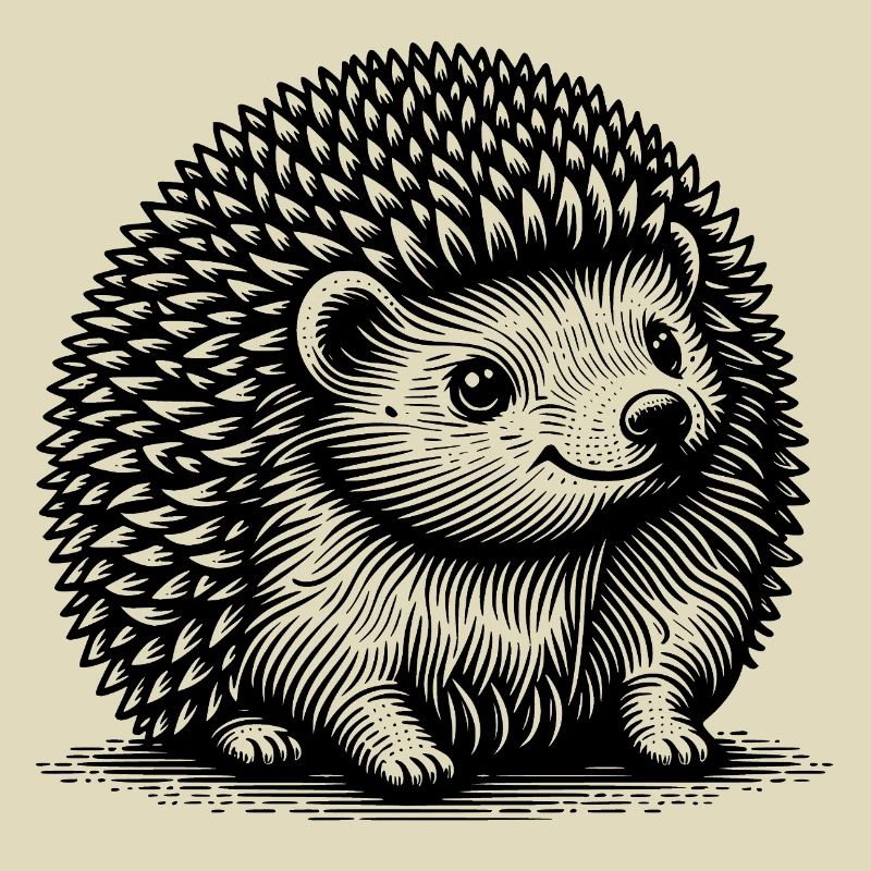 Petit hérisson mignon