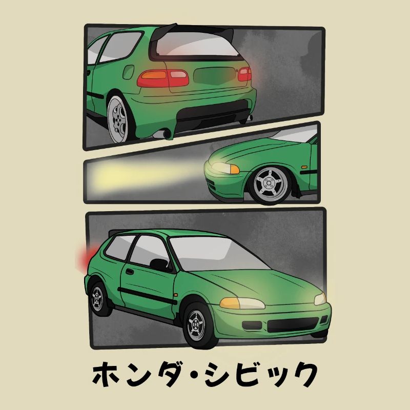 CAR COMIC / HATCHBACK