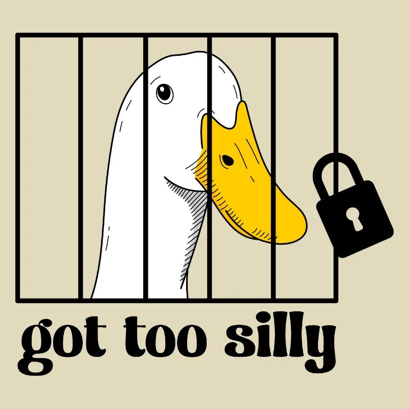 Gans hinter gittern