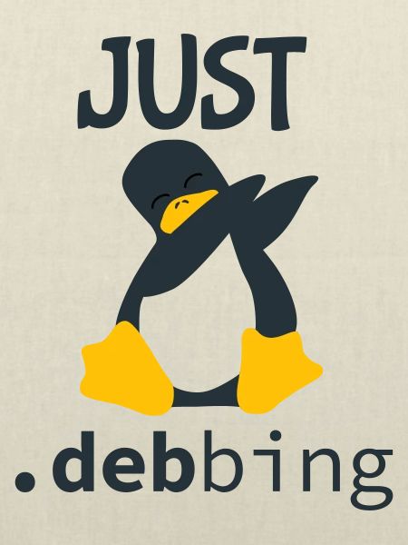 Dabbing Pinguin Just .debbing