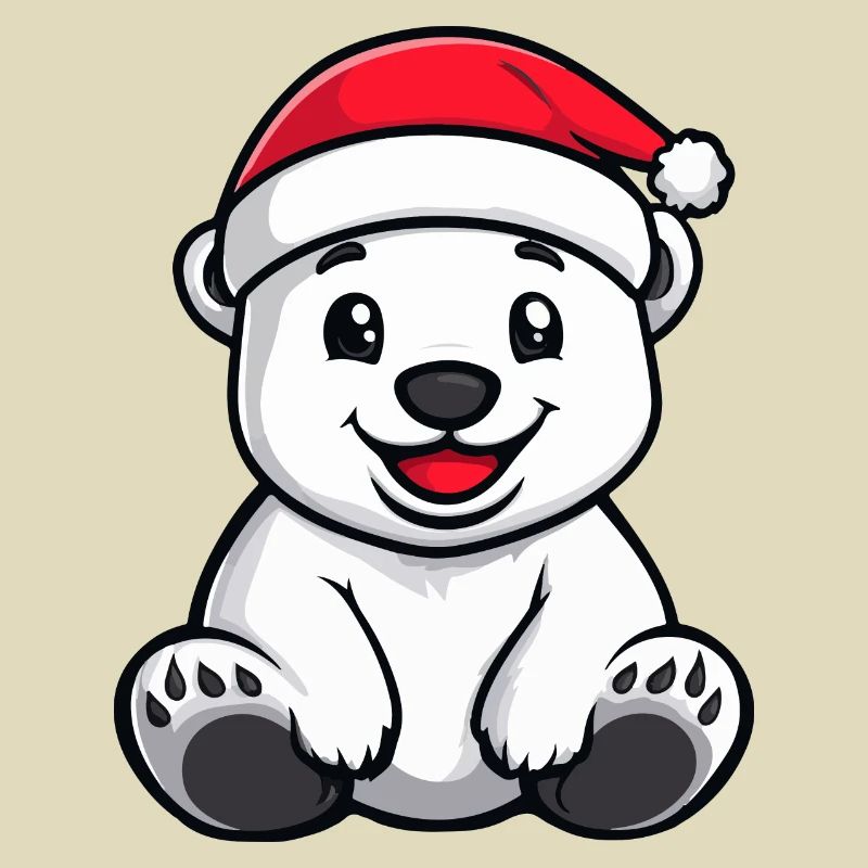 Eisbär Weihnachten