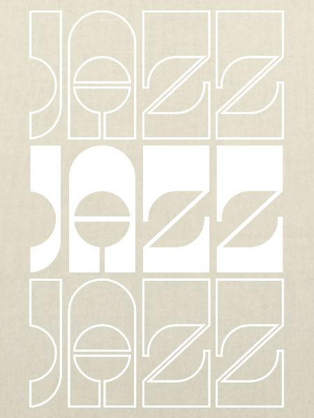 Mutiges Jazz-Logo-Design