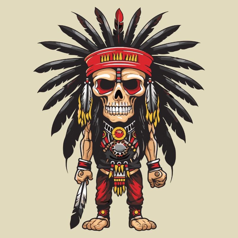 Apache Indianer Skelett