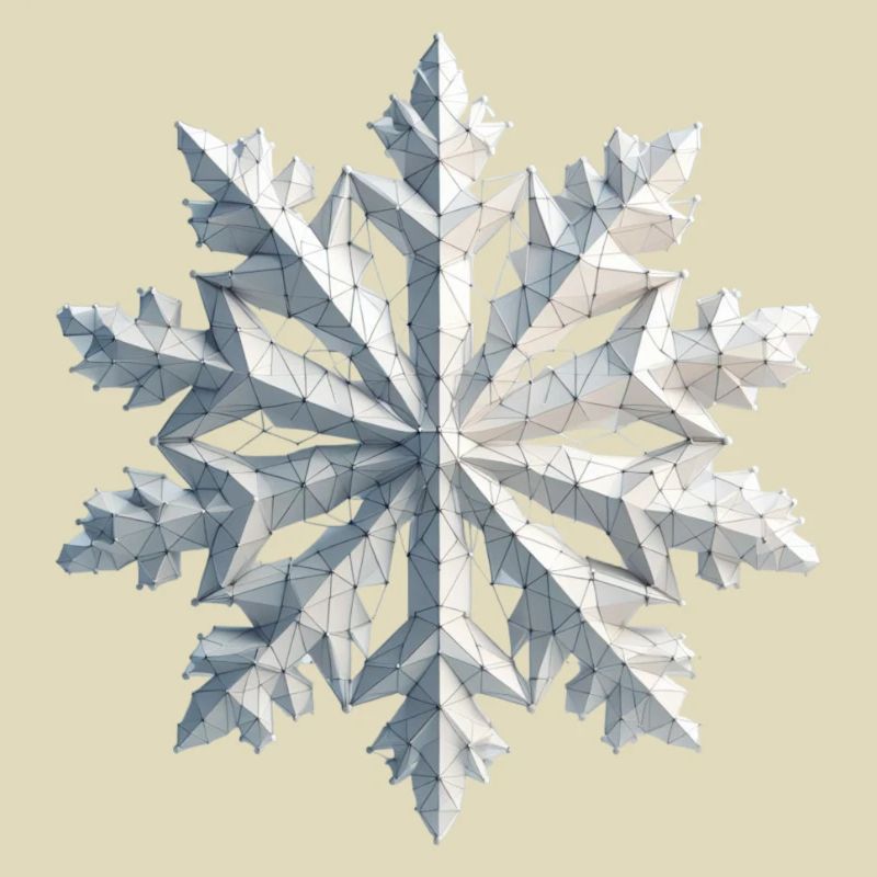Polygone de flocon de neige