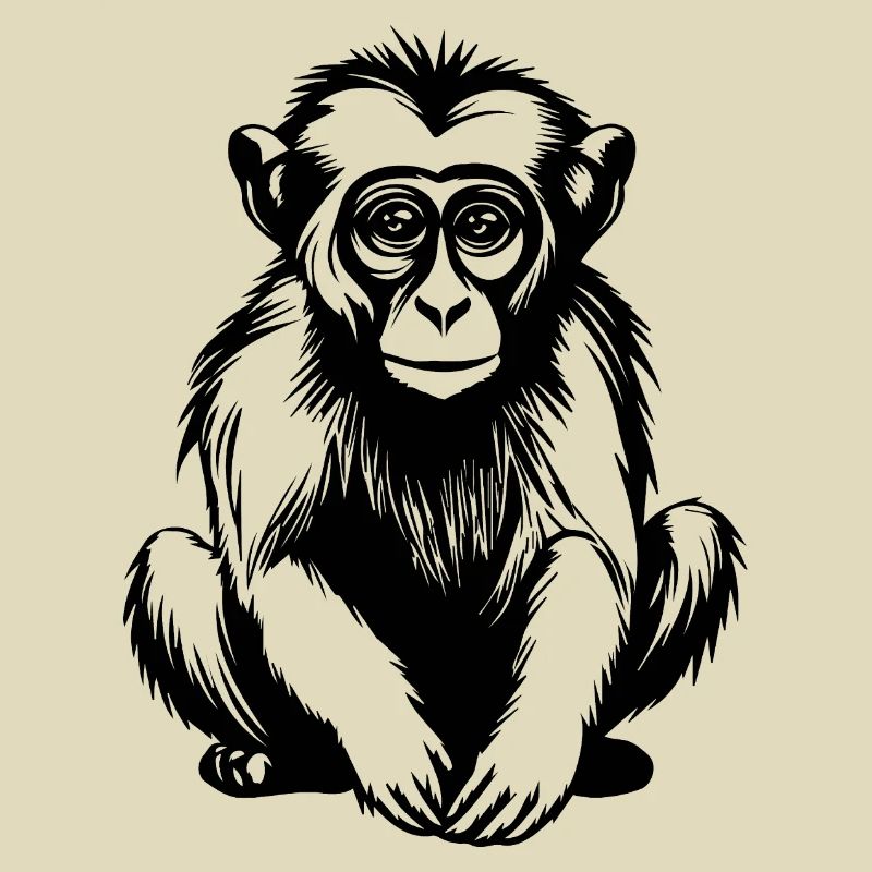 Affe Affen Affengesicht Dschungel