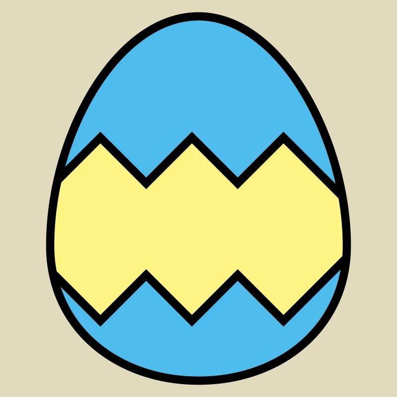 Osterei farbenfroh