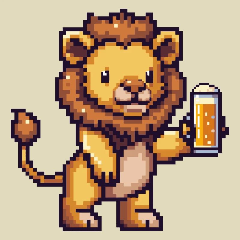 Löwe Bier Pixel