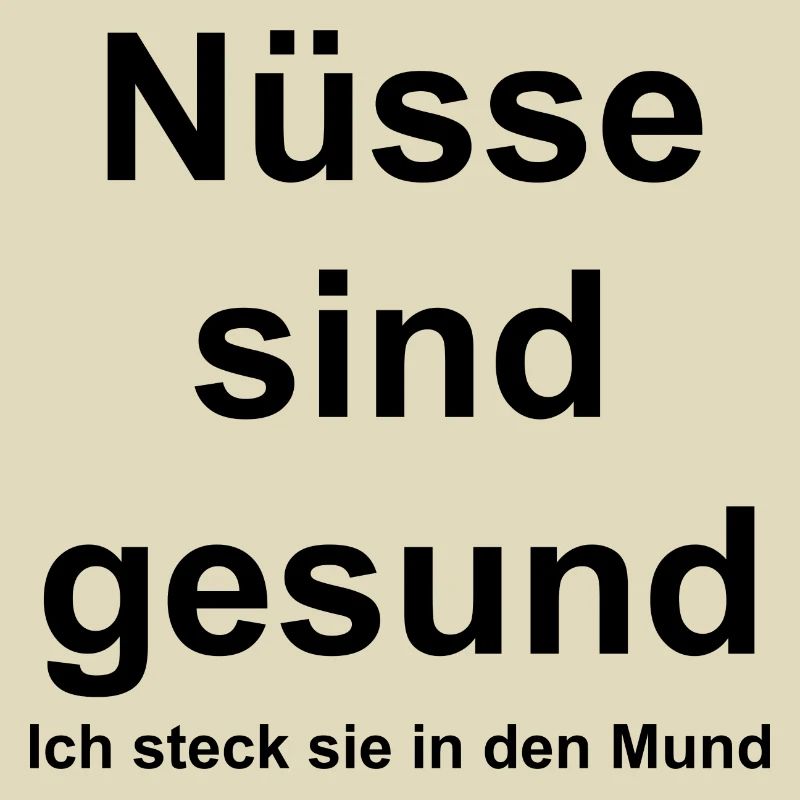 Nüsse sind gesund