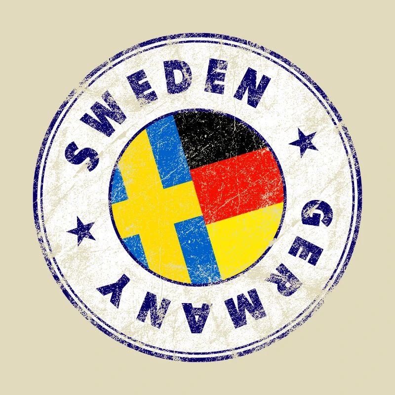 SWEDEN GERMANY Stamp