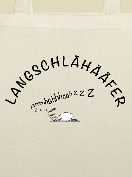 Langschläfer Schaf Wortspiel