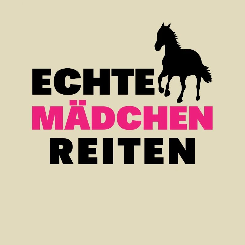 Echte mädchen reiten