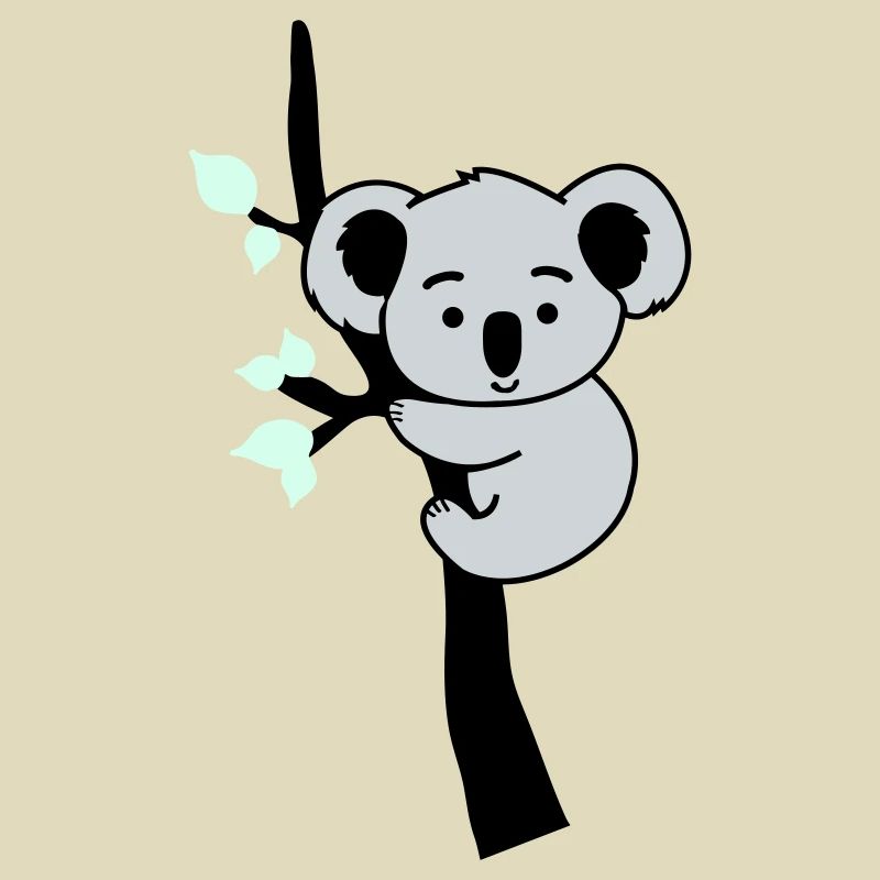 Koala Bear Comic Tree