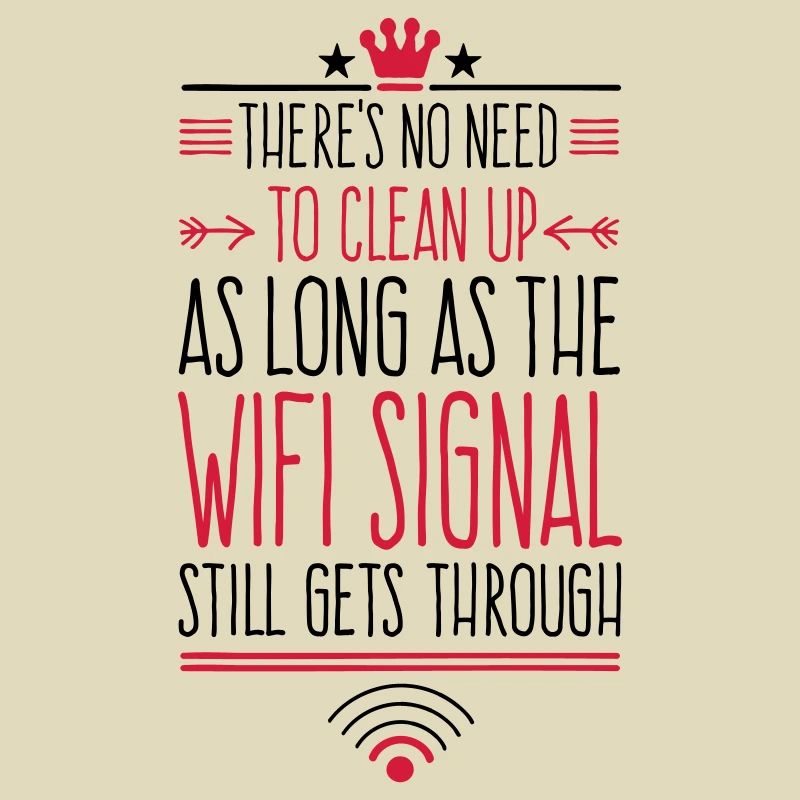 WLAN - Aufräumen muss man erst wenn das WLAN...