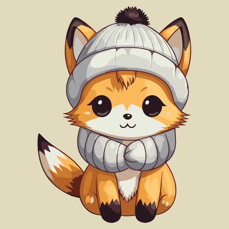 Fuchs Winter Comic