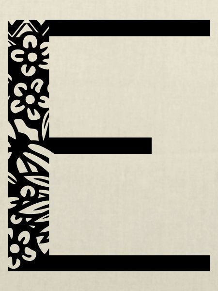 Buchstabe E