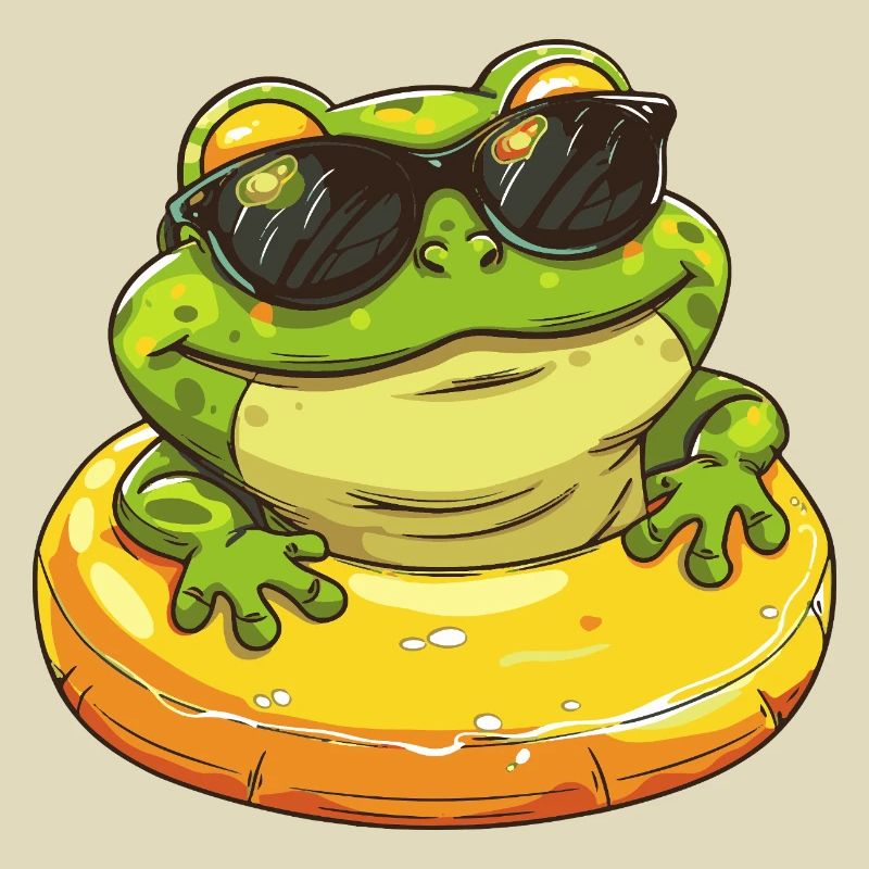 Frog Comic Cool