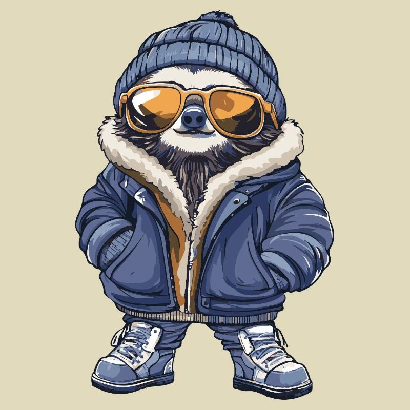 Faultier Cool Comic