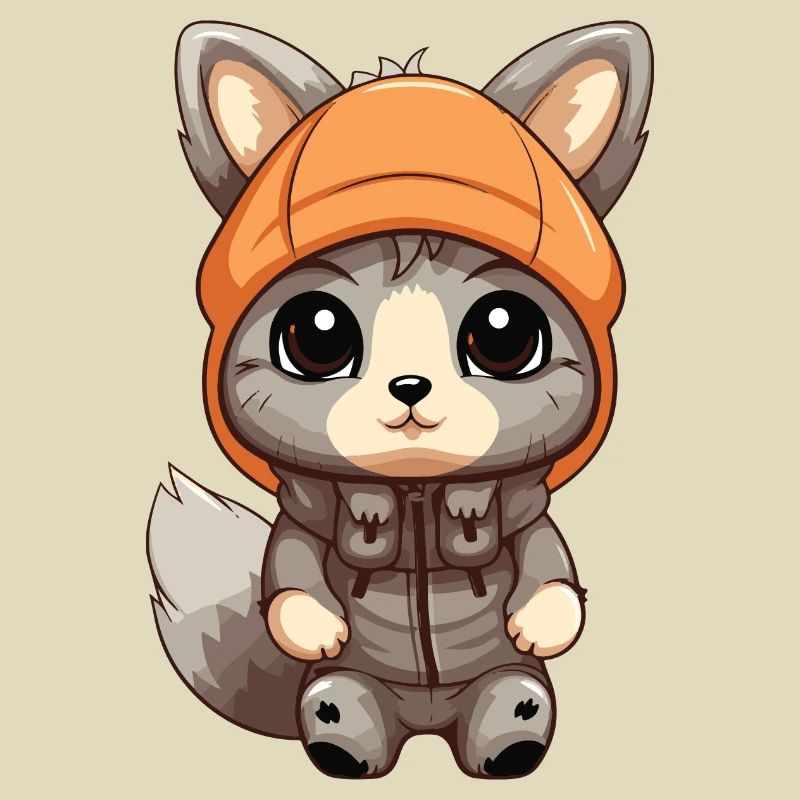 Eichhörnchen Winter Comic Niedlich