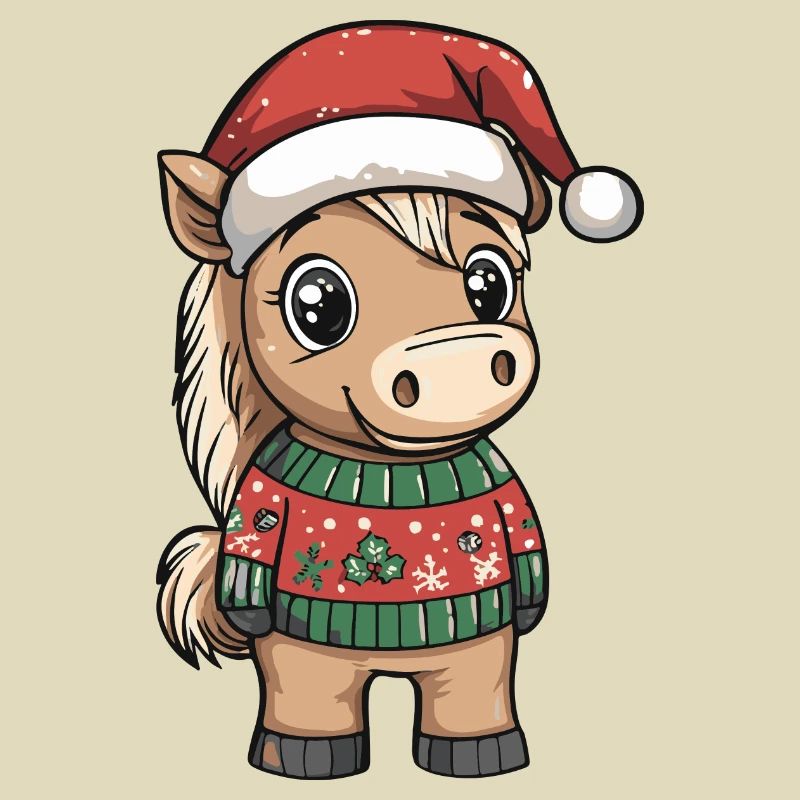 Cheval Noël Bande dessinée