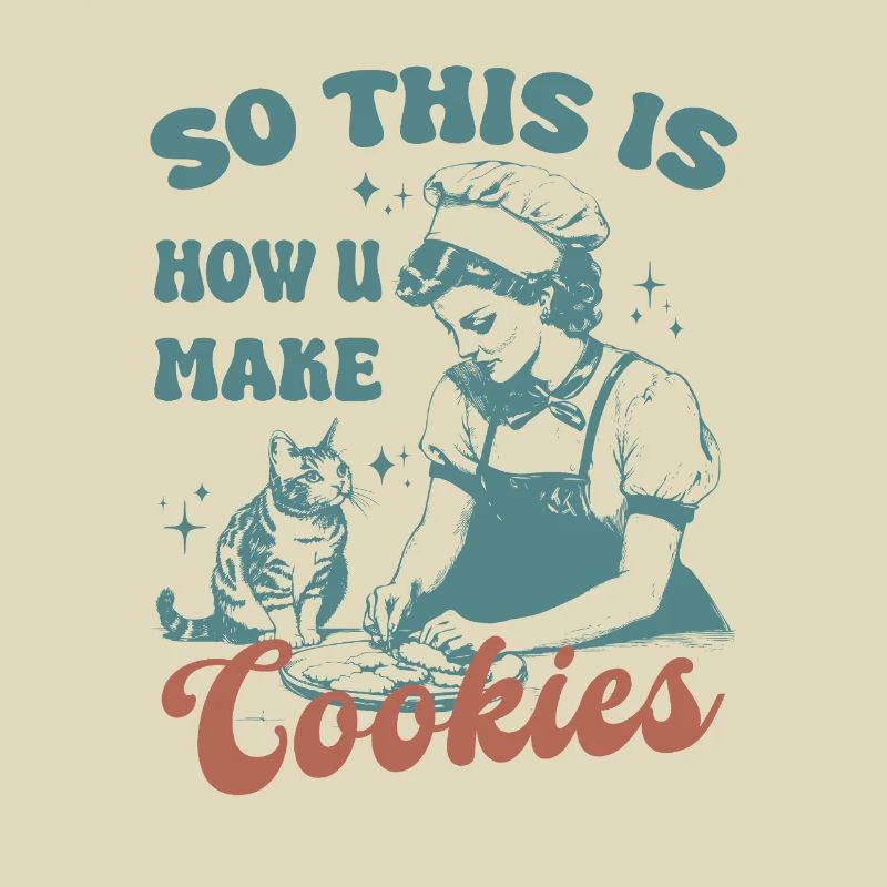 C’est donc comme ça que vous faites des biscuits chat mignon