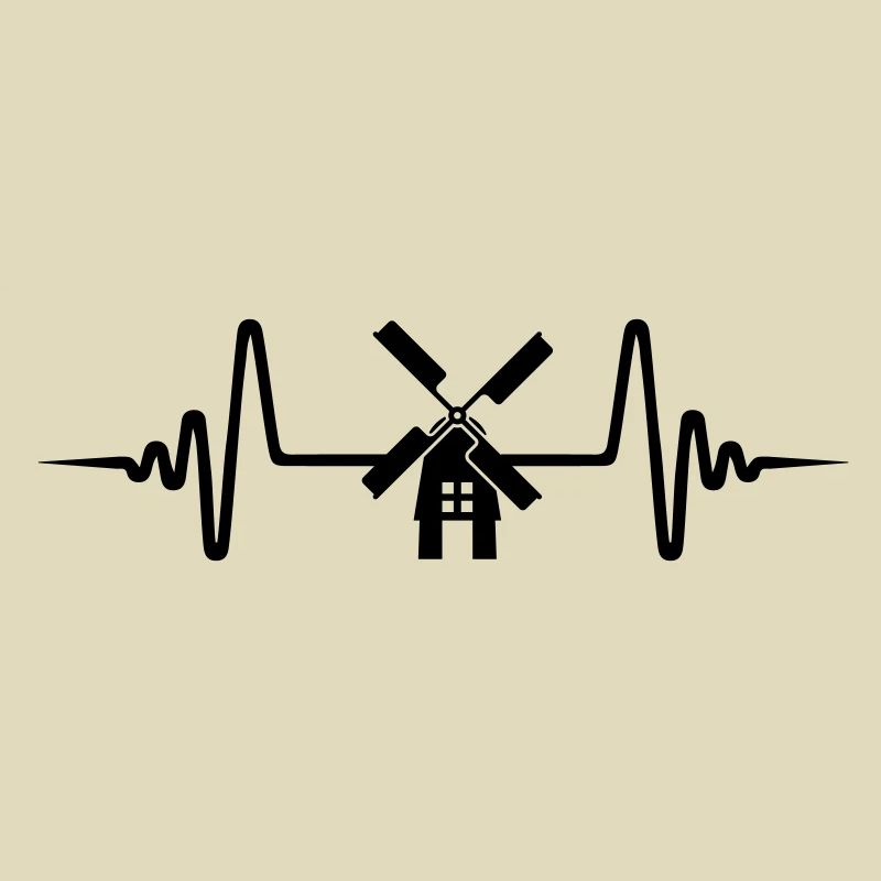 Windmill Pulse Silhouette