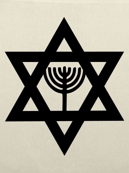 Davidstern Judentum Menorah