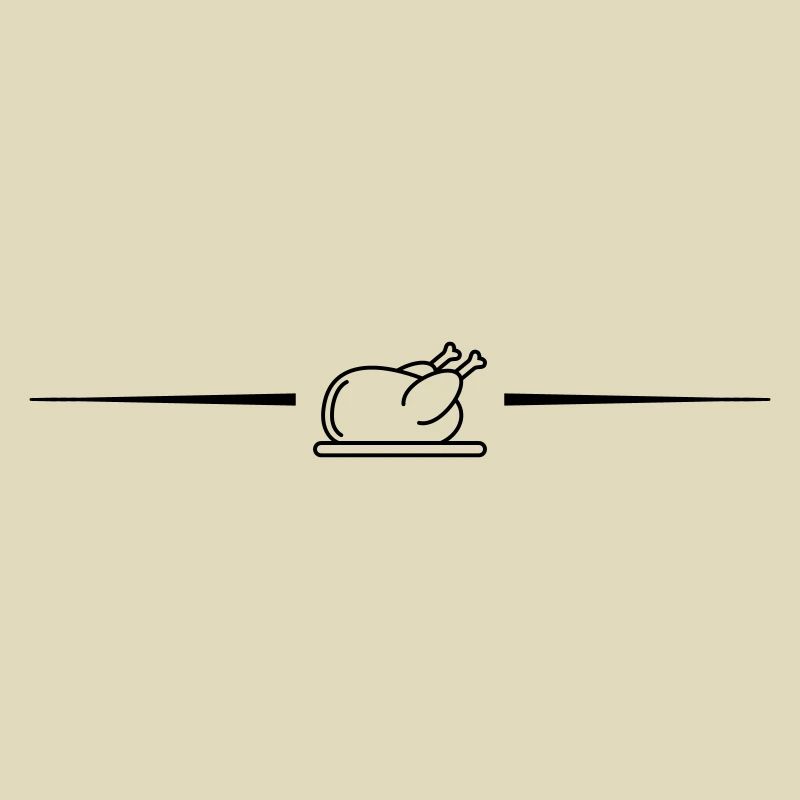 Hähnchen icon Linie