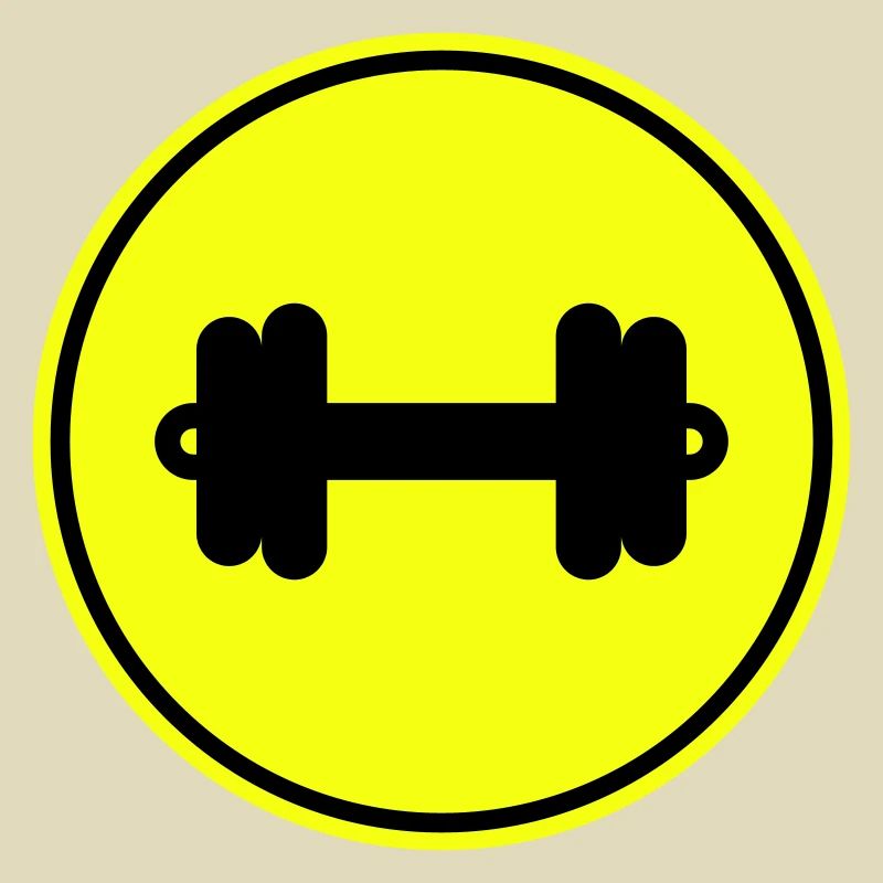 Dumbbell weights icon